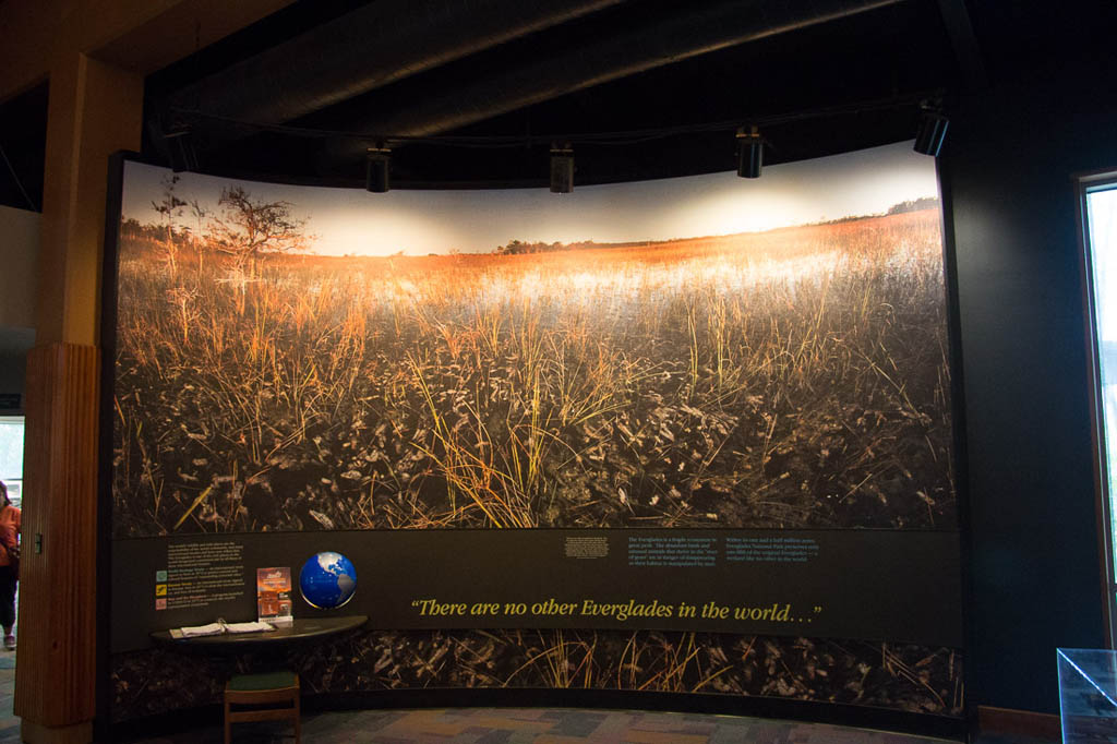 Visitor Center exhibits at Everglades National Park