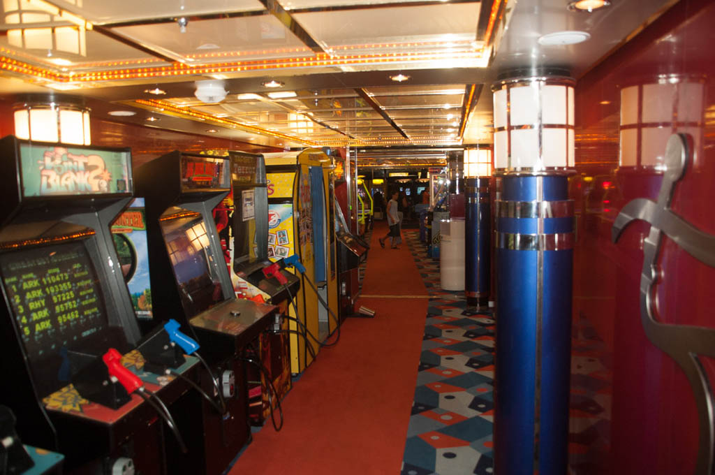 Arcade on cruise ship | Royal Caribbean
