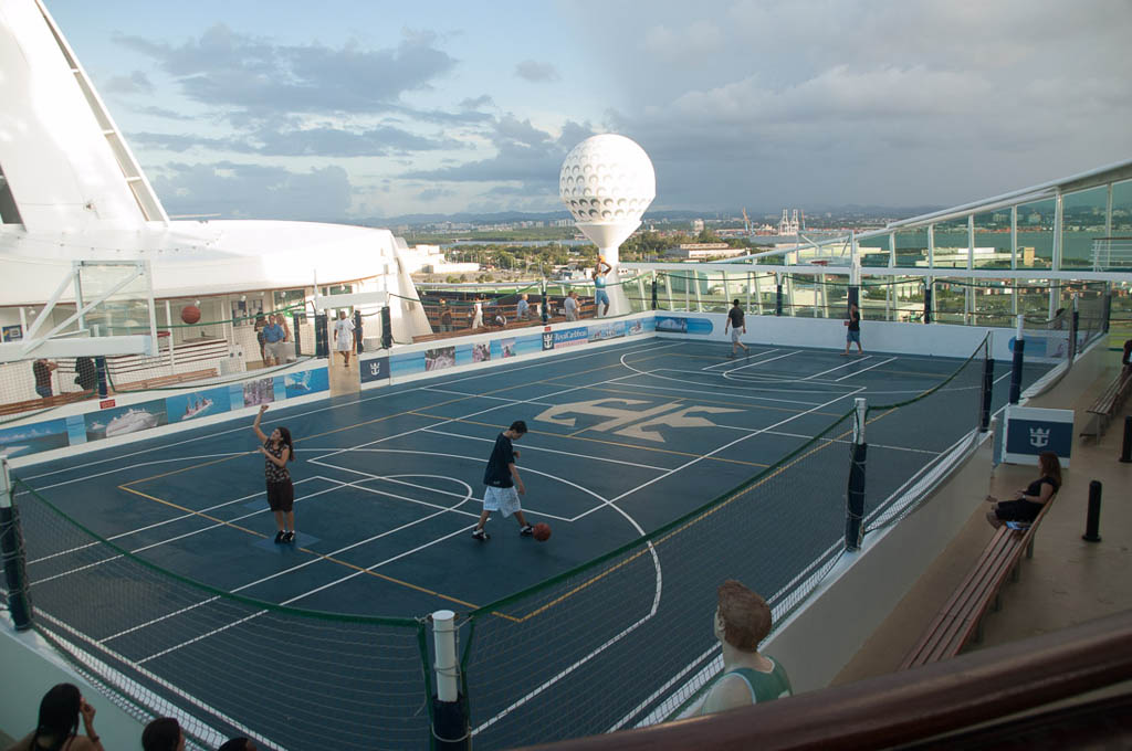 Basketball court on Adventure of the Seas | Royal Caribbean