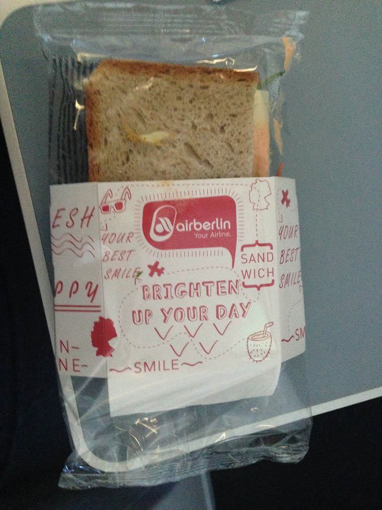Air Berlin sandwich