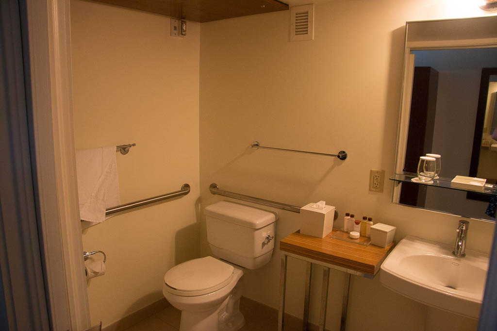 Bathroom in standard room at the Casa Marina | Waldorf Astoria | Key West | Hotel Review