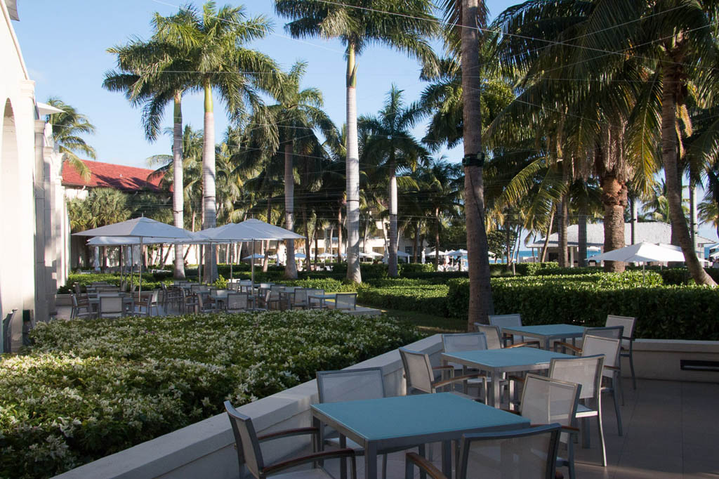 Dining tables at Casa Marina