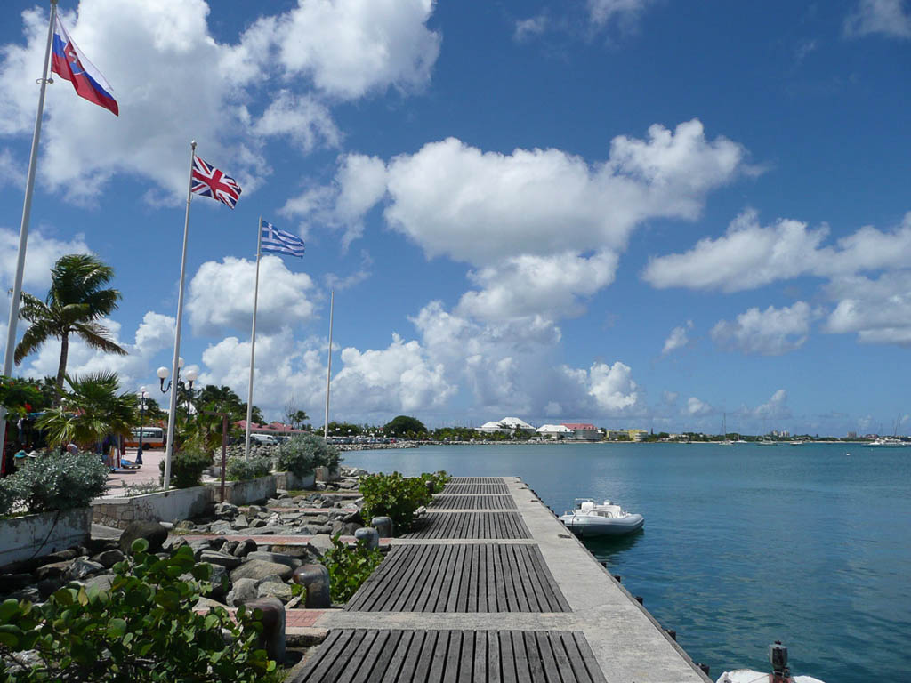 St. Maarten beautiful skies