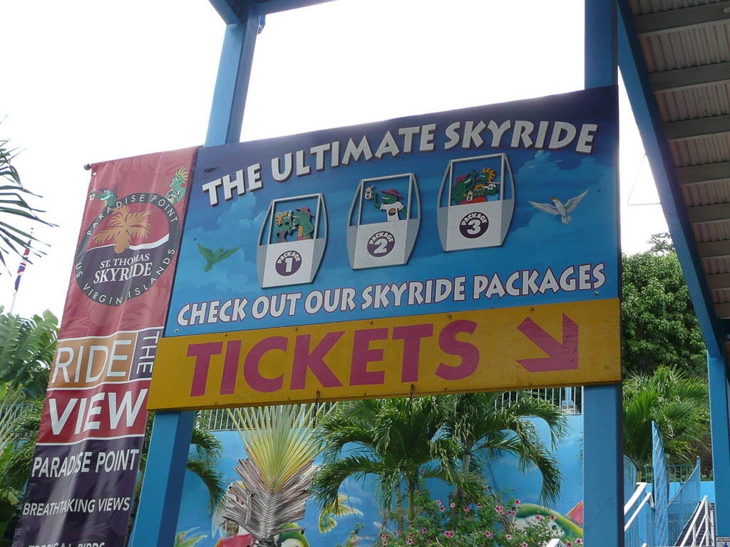 Skyride in St. Thomas