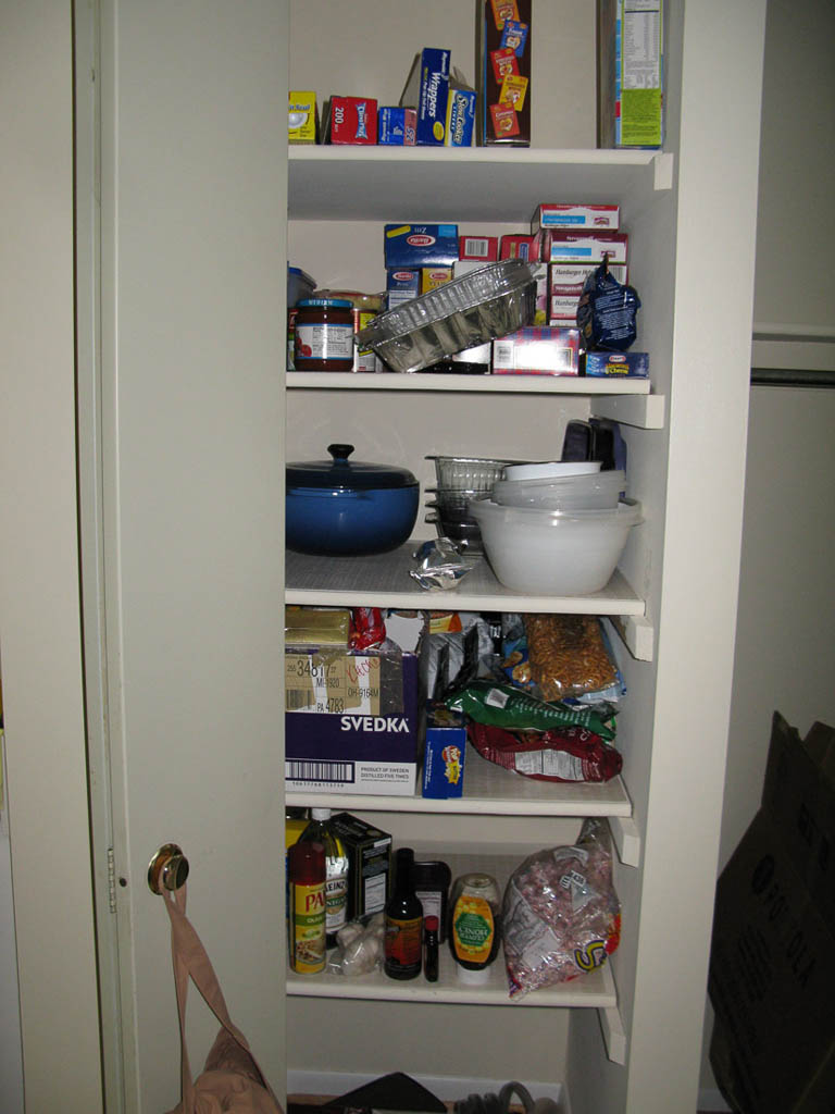 Bifold doors in closet