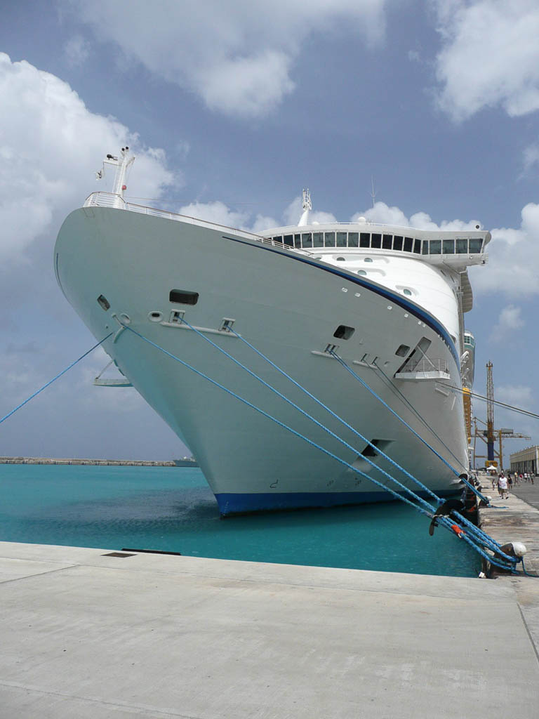 Royal Caribbean Adventure of the Seas docked in Barbados