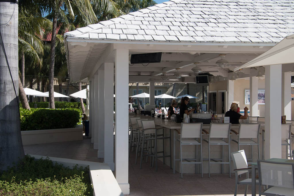 Outdoor bar at Casa Marina Key West