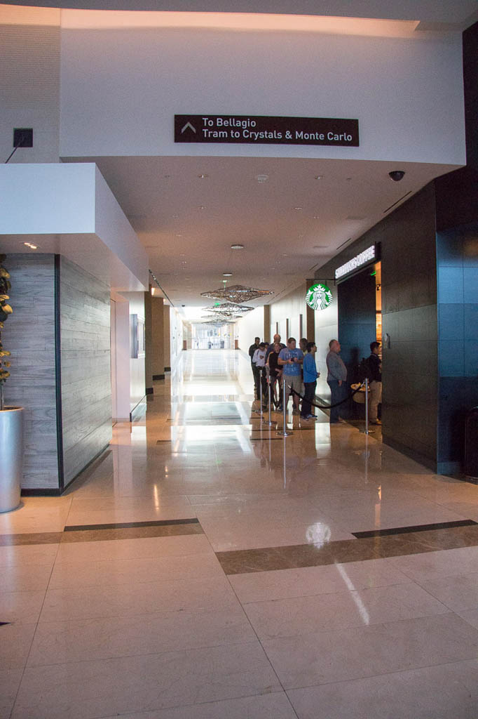 Path to Bellagio from Vdara Lobby