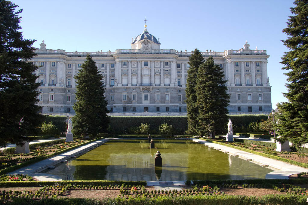 Jardines de Sabatini and Palacio Real