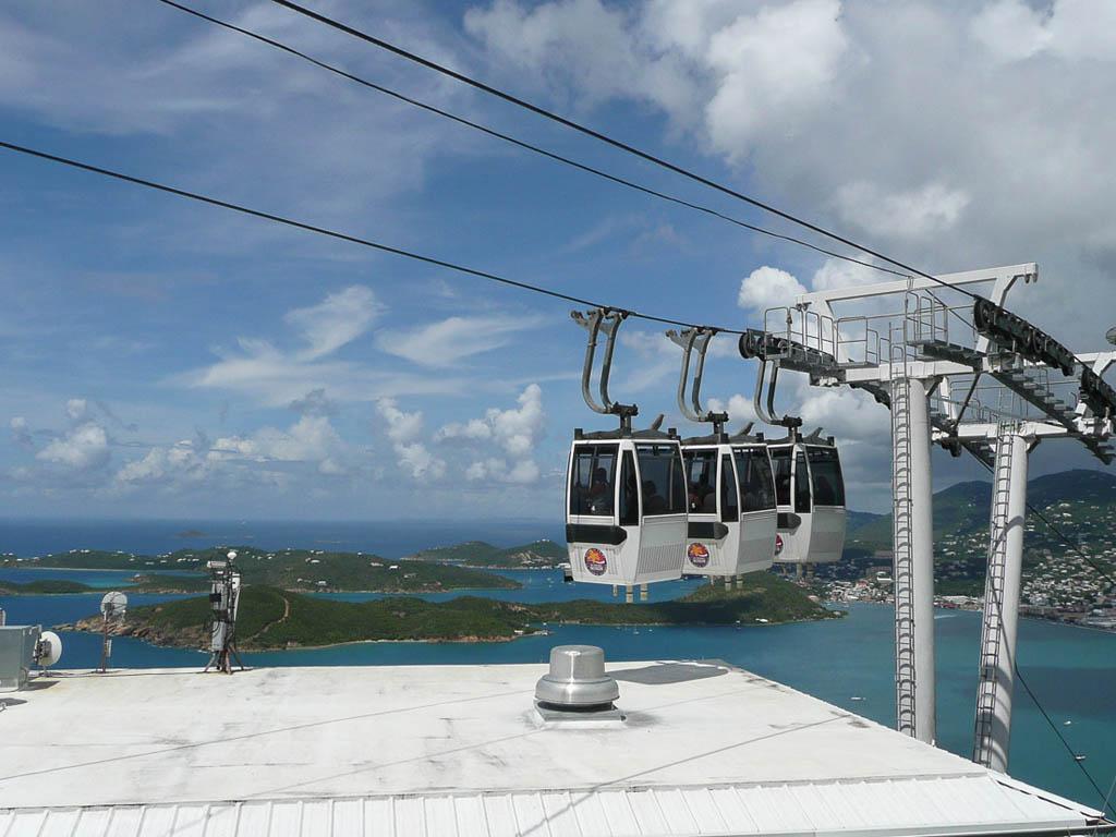 Skyride in St. Thomas