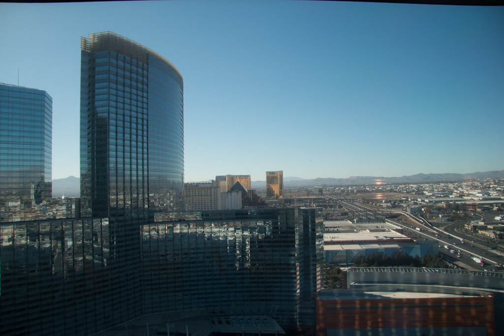 View from 31st floor in Deluxe Suite Vdara