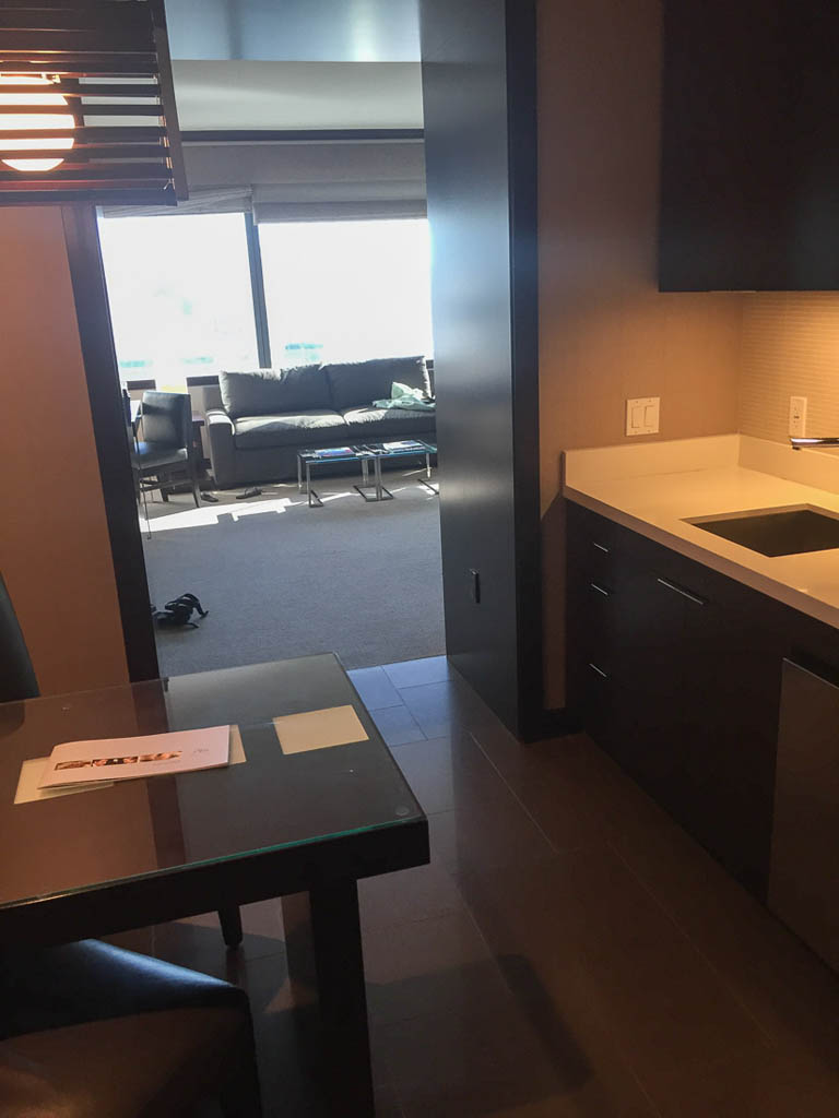 Kitchenette in Deluxe Suite Vdara