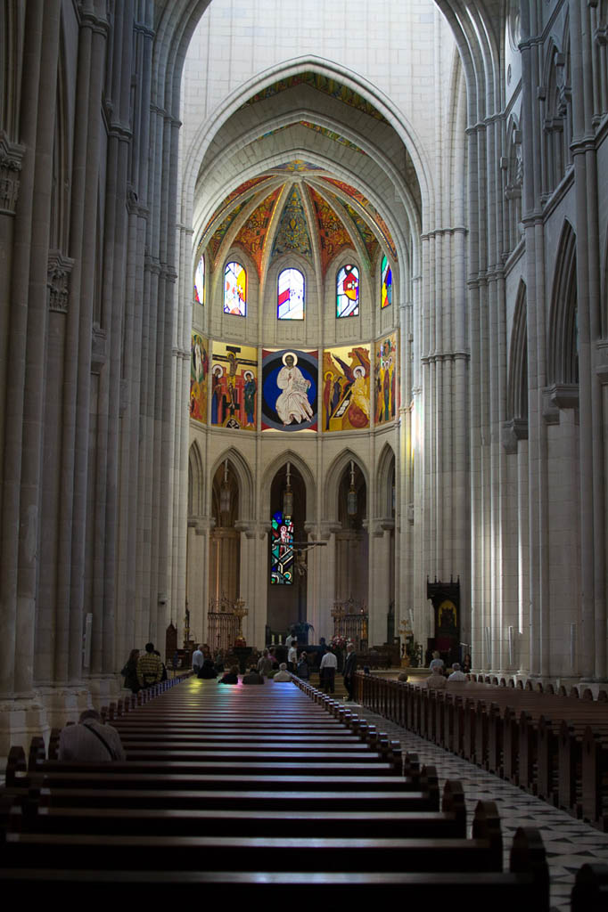 Inside Almudena Cathedral