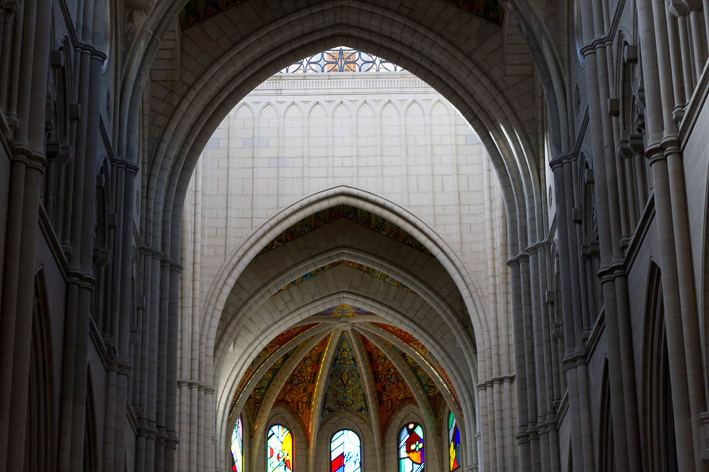 Inside Almudena Cathedral