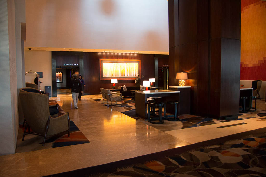 Seating area at Vdara Lobby