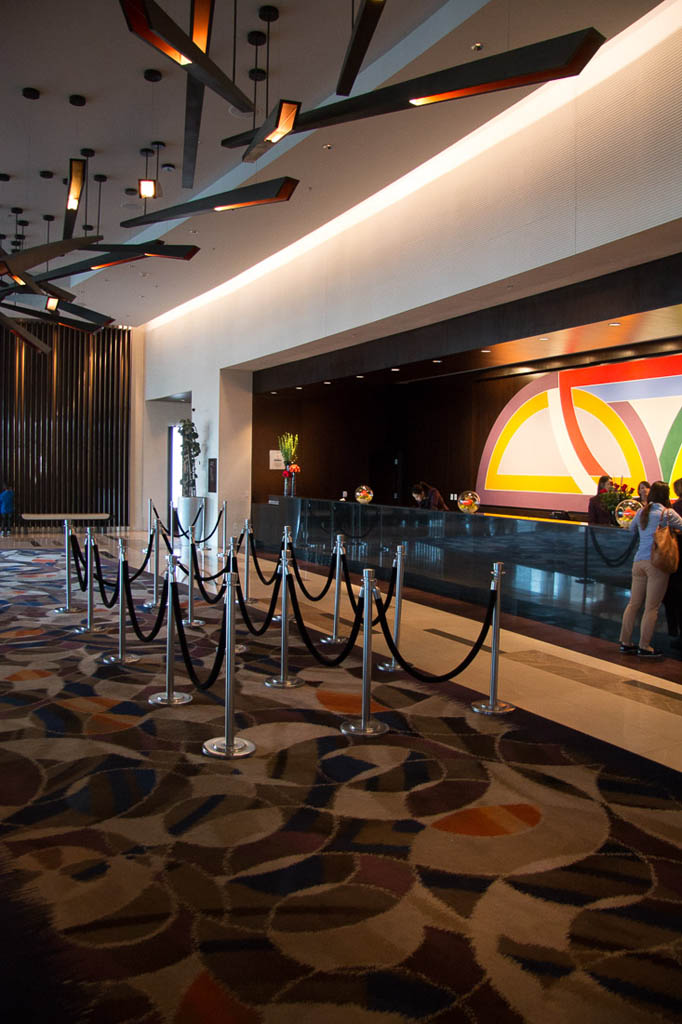 Reception desk at Vdara