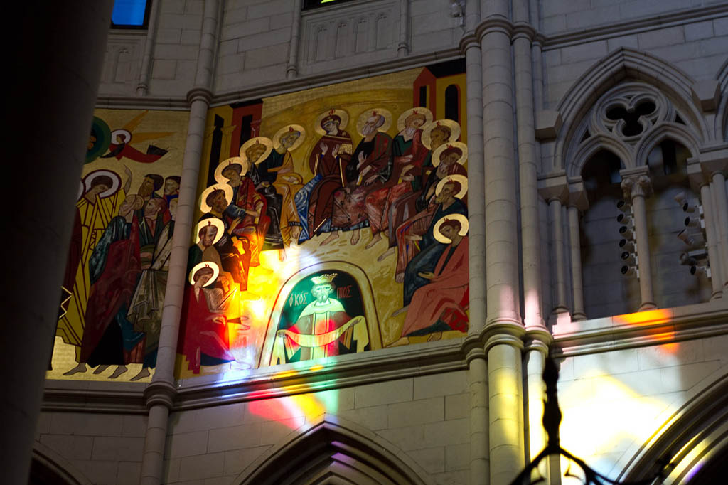 Inside Almudena Cathedral