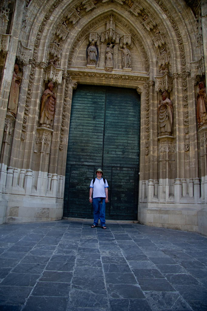 Ken outside the Cathedral of Seville