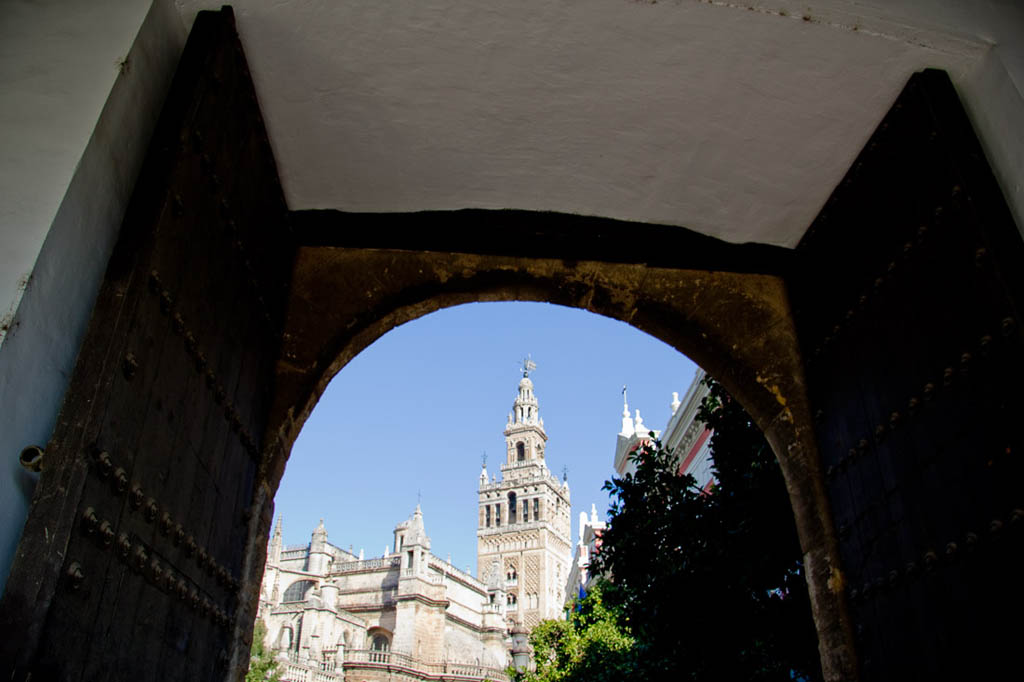 Cathedral of Seville from a distance