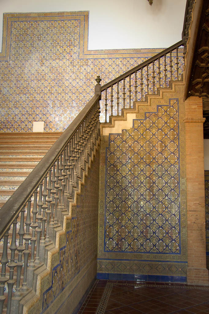 Staircases at Plaza de Espana | Seville, Spain