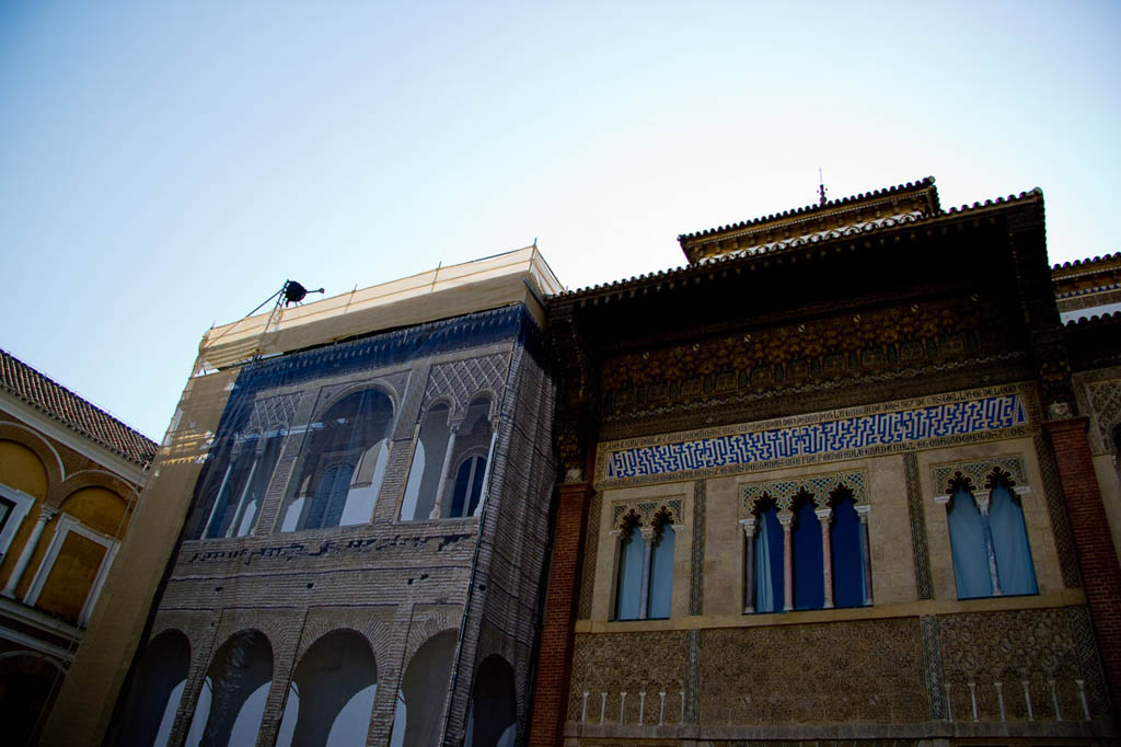 Restoration at Royal Alcazar Palace