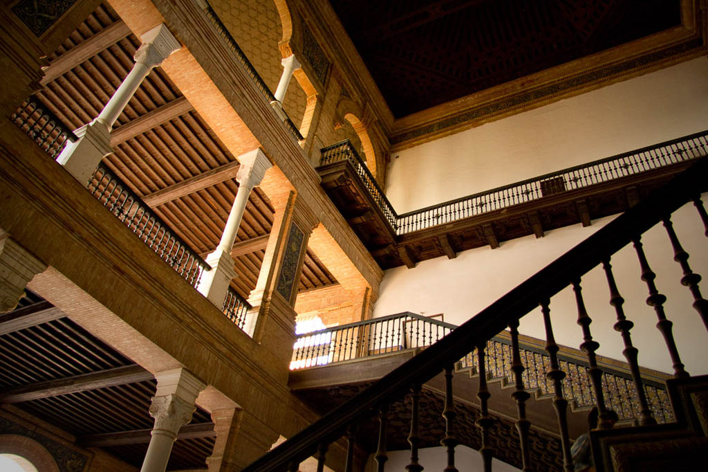 Staircases at Plaza de Espana | Seville, Spain