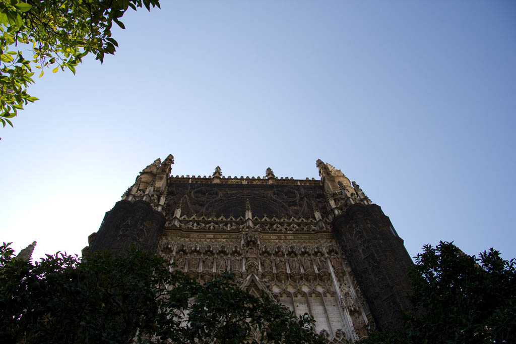 Outside the Cathedral of Seville