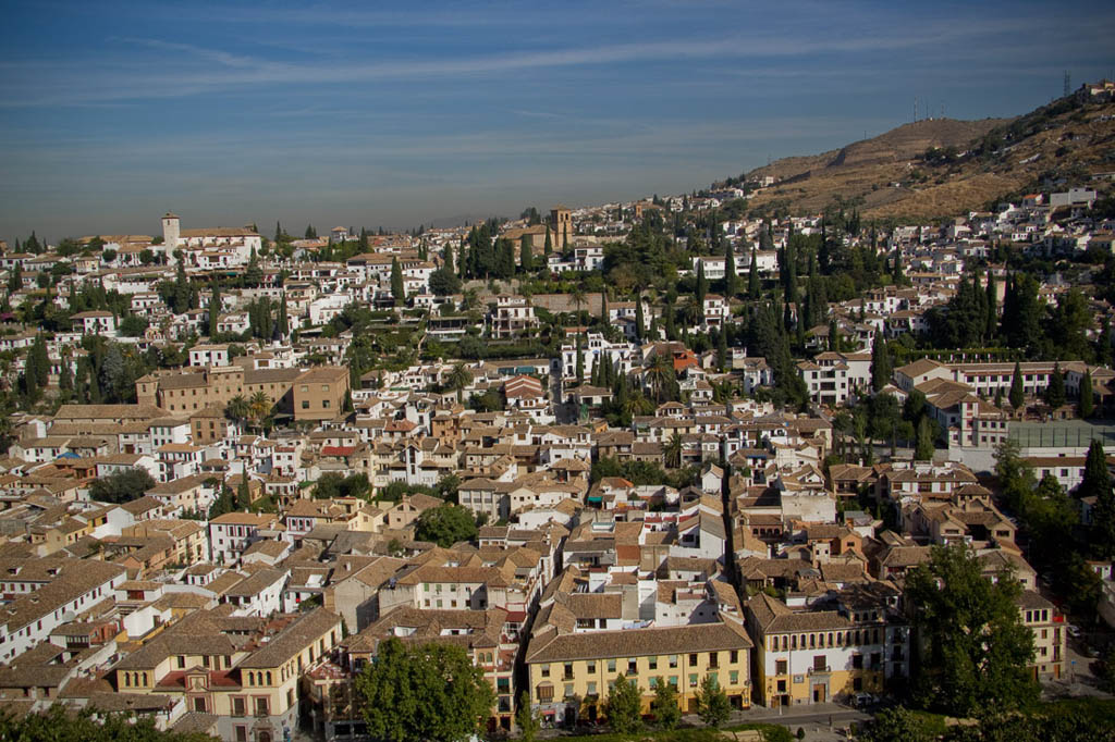 View of Granada from the Alhambra