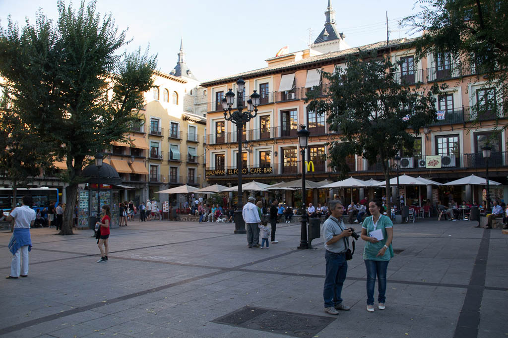 Main square in Toledo, Spain