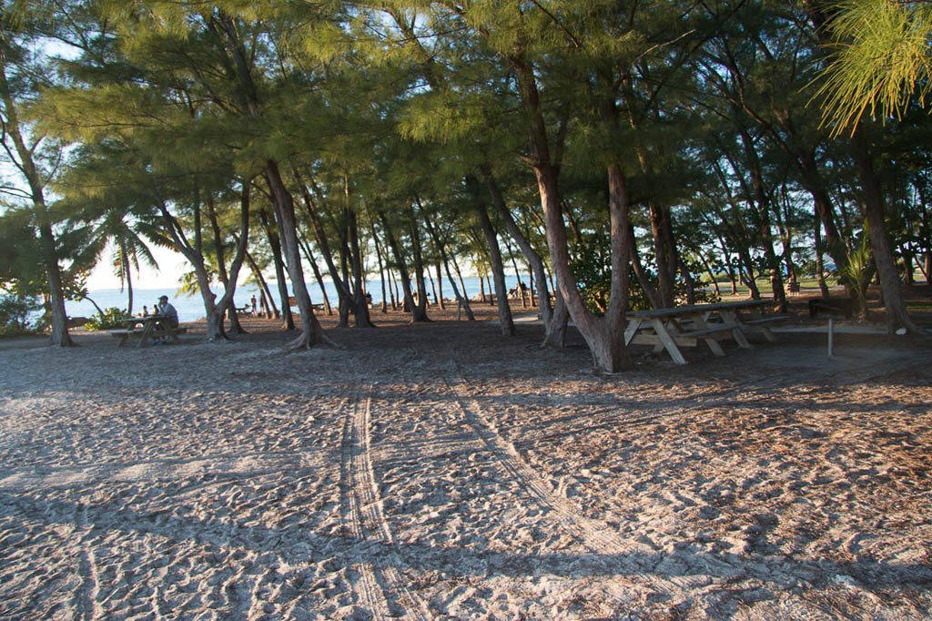 Beach at Fort Zachary Taylor State Park in Key West