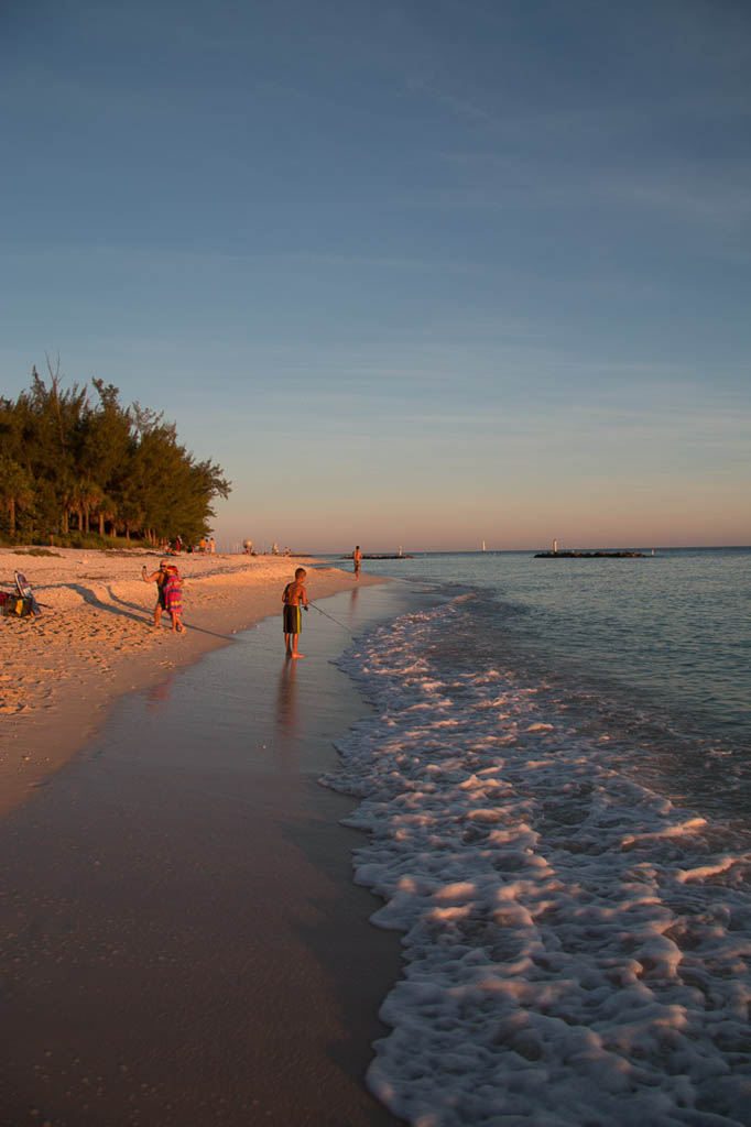 Beach at sunset