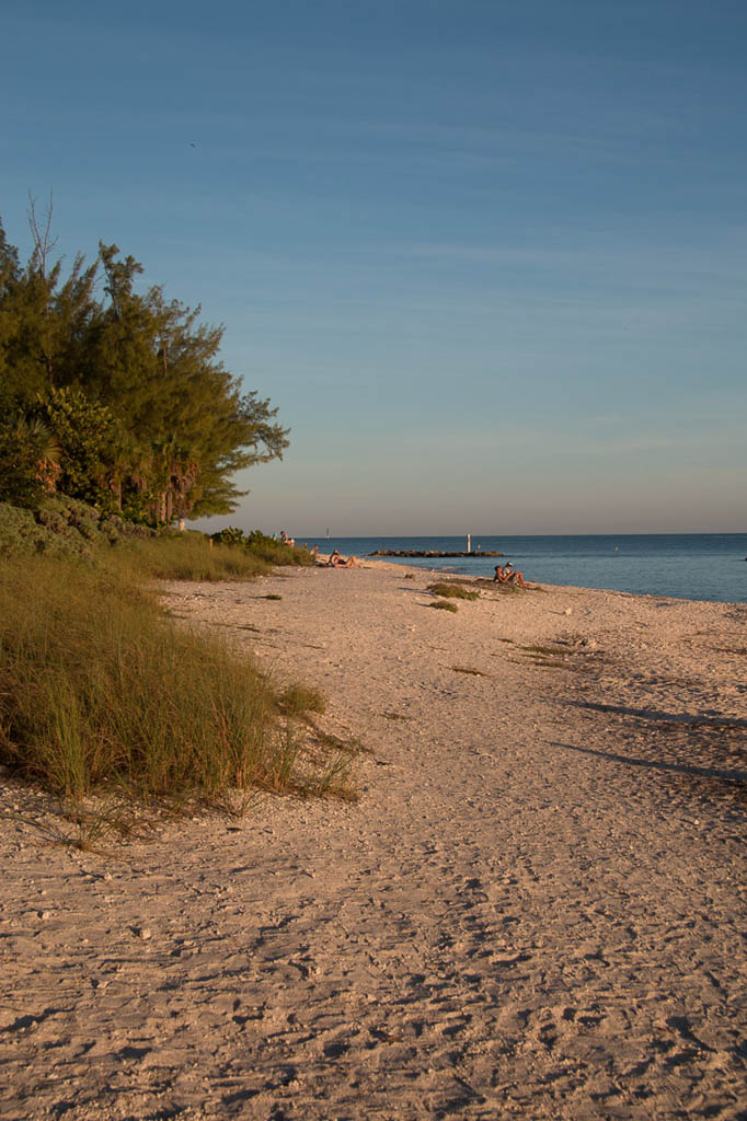 Beach at Fort Zachary Taylor State Park in Key West