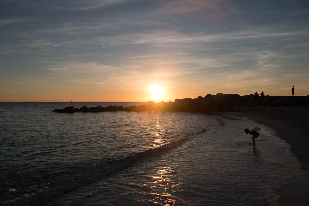 Sunset at Fort Zachary Taylor in Key West