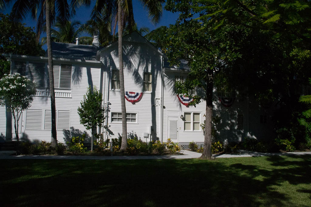 Outside the Little White House in Key West