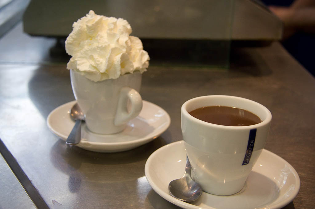 Amazing hot chocolate in Barcelona