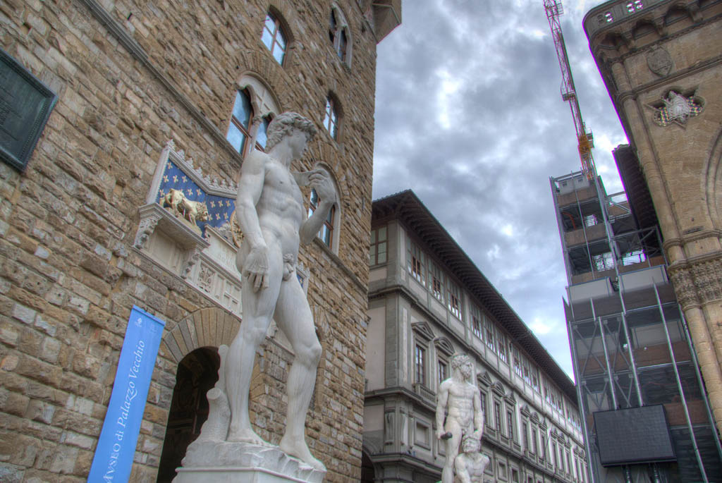 Original location of David statue