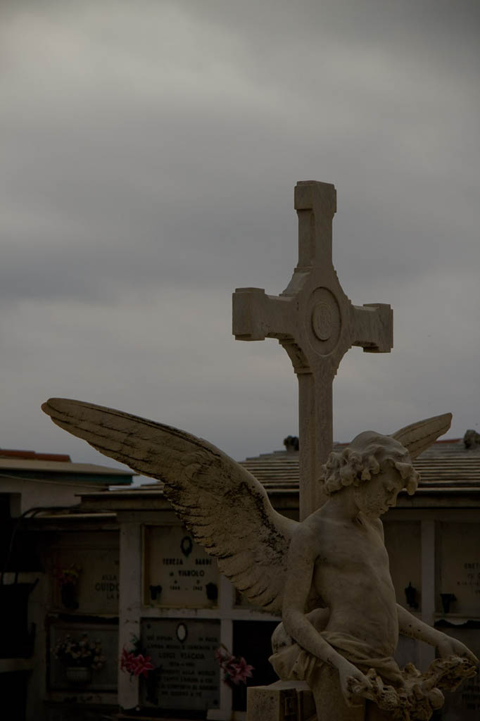 Cemetery behind San Giorgio Church in Portofino