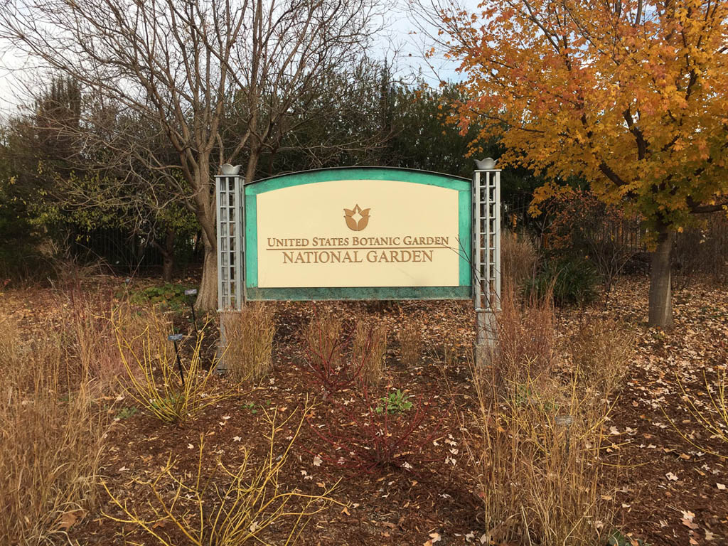 Sign for the U.S. Botanic Garden
