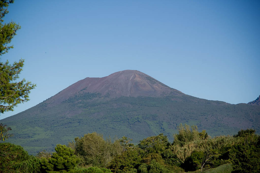 Mt. Vesuvius in Naples, Italy
