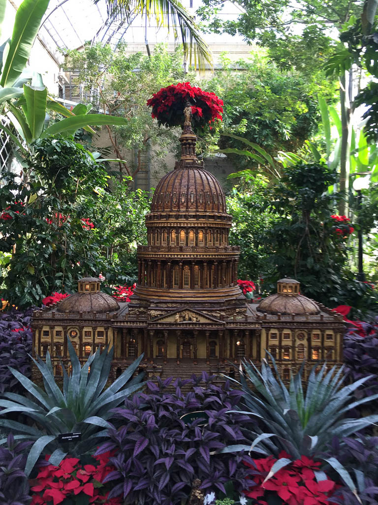 Miniature Capitol Building at U.S. Botanic Garden