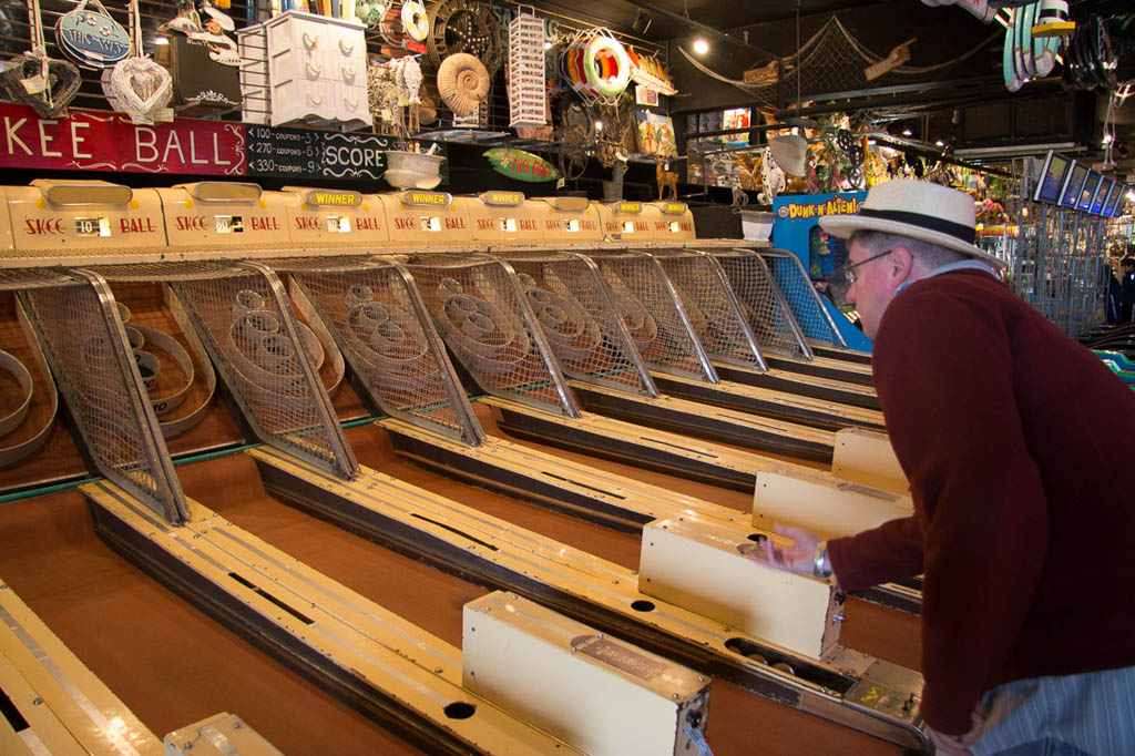 Skeeball in Ocean City