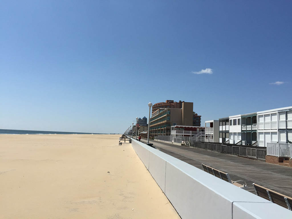 Empty Beach in Ocean City