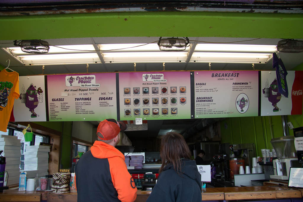 Fractured Prune Menu