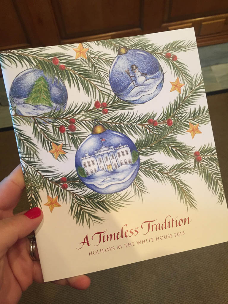 Booklet about Christmas at the White House
