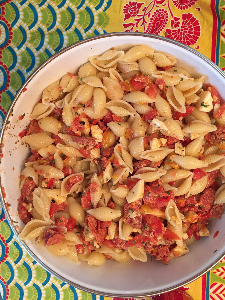 Pasta salad recipe for camping