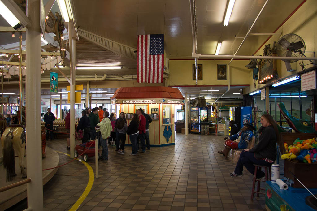 Indoor rides at Ocean City