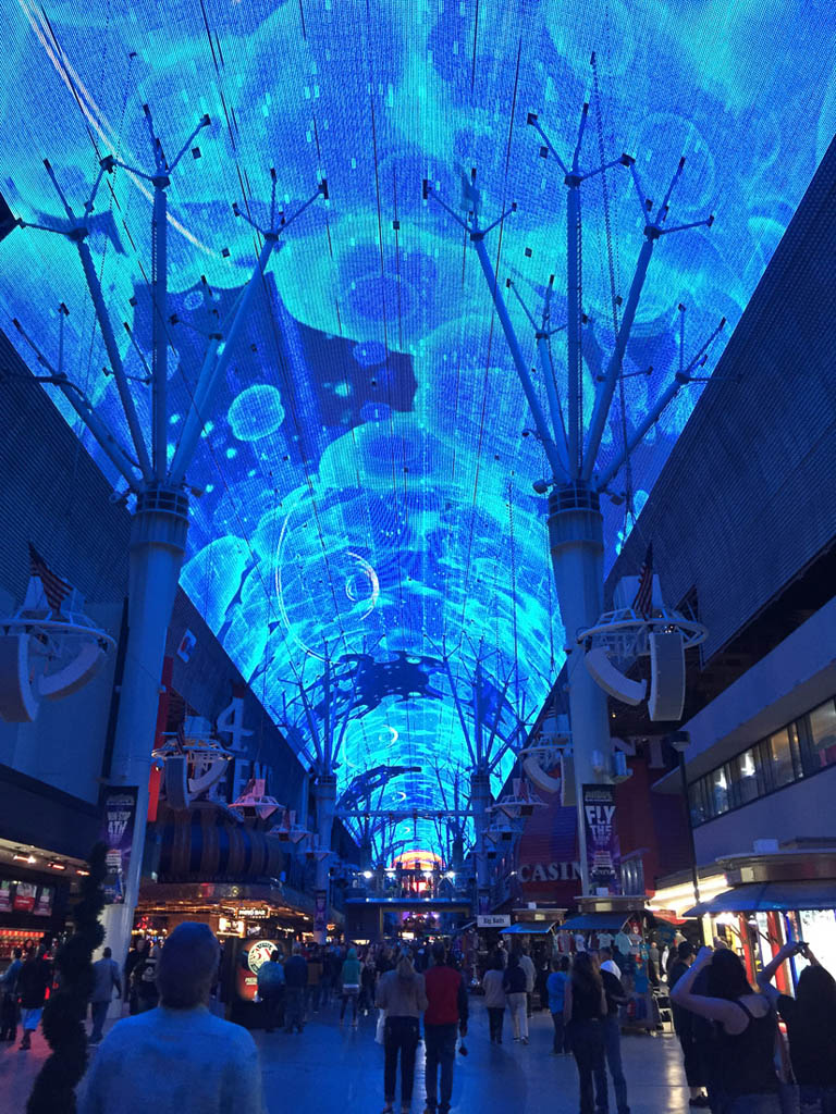 Fremont Street light show