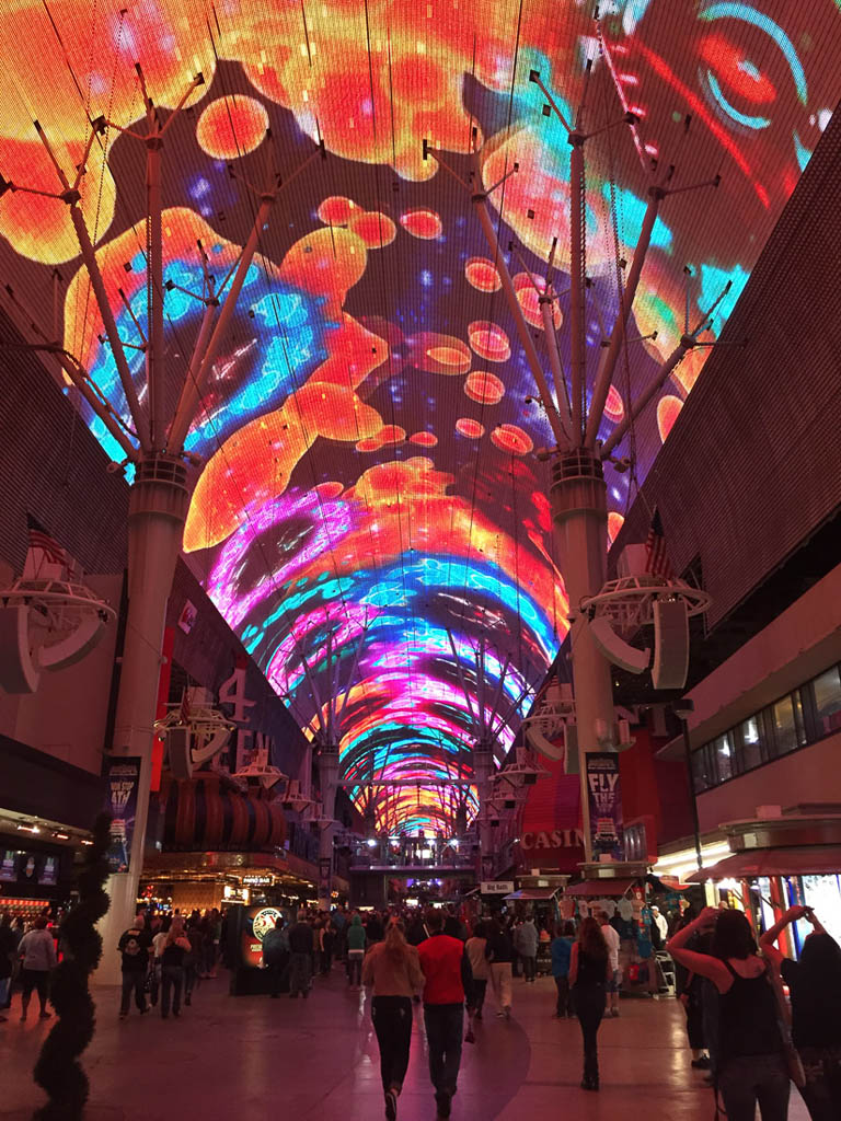 Fremont Street light show