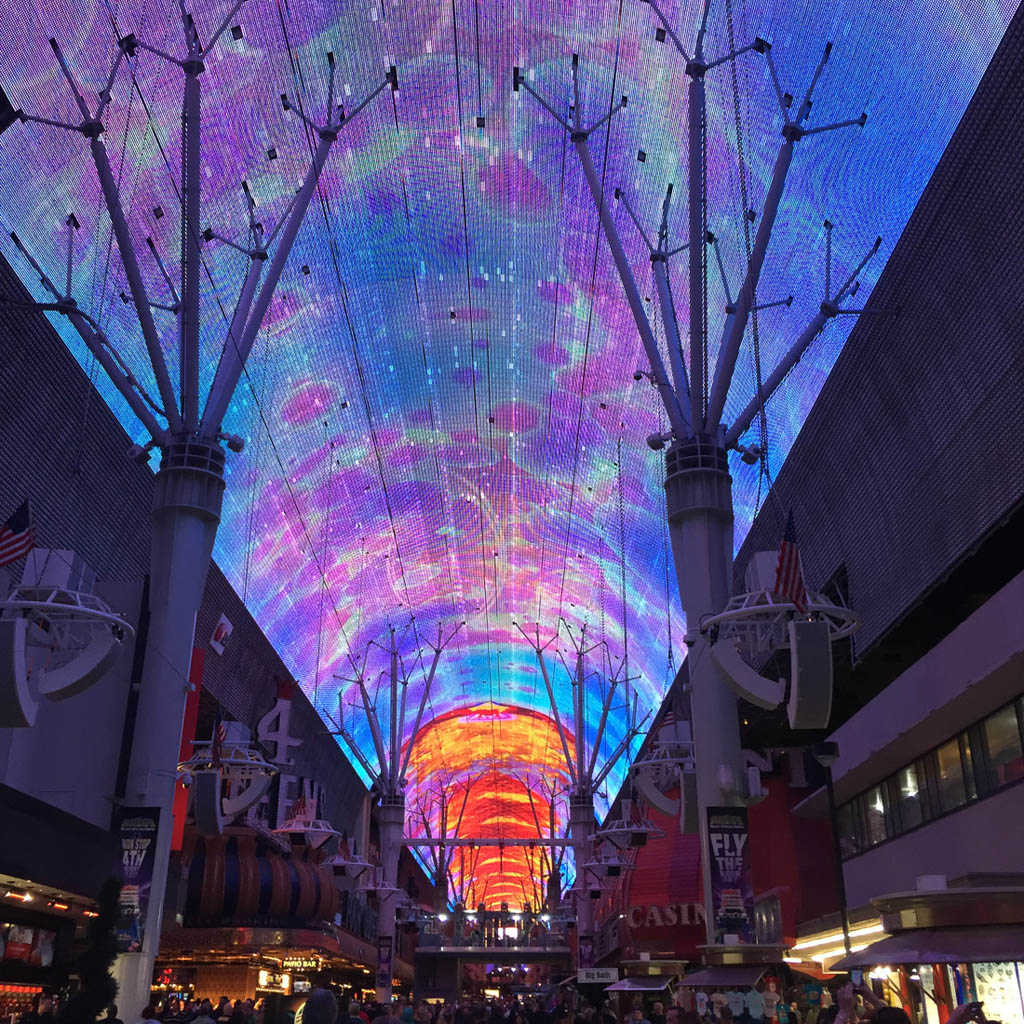 Fremont Street light show