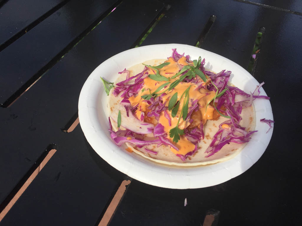 Taco de Camaron at EPCOT Food and Wine Festival